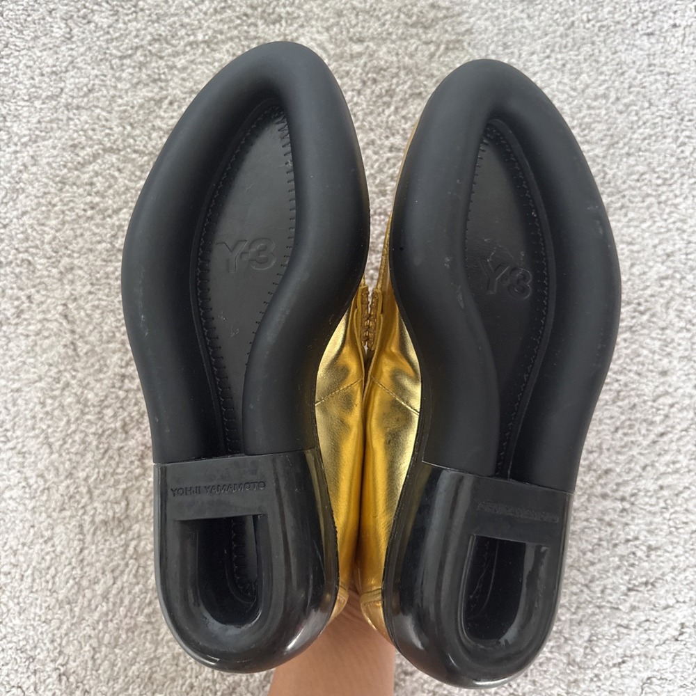 Rare Gold Y-3 Yohji Yamamoto Loafers UK Men's size 6.5 - Picture 5 of 8